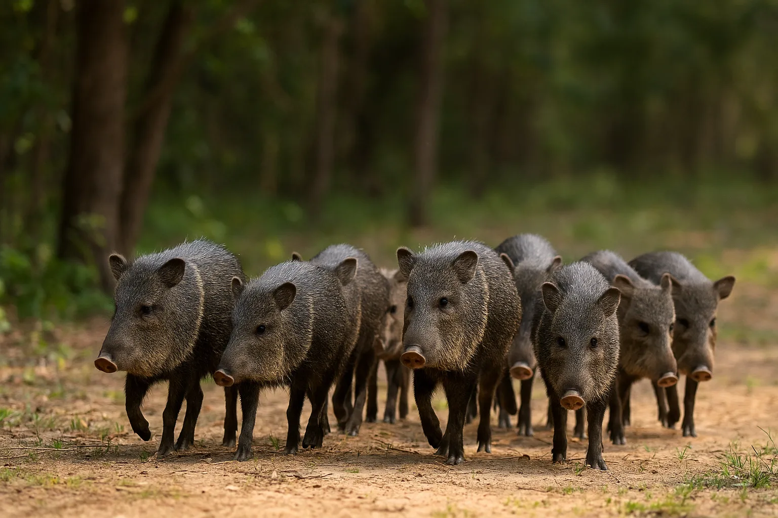 Porcos do mato: como se proteger ao encontrar um bando de animais famintos 2 Porcos do mato como se proteger ao encontrar um bando de animais famintos