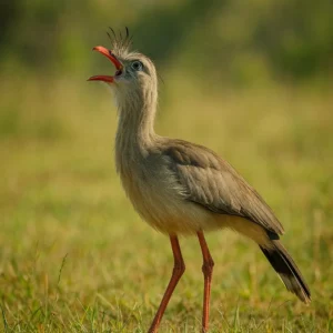 Seriemas têm 3 hábitos pouco conhecidos apesar do canto alto Seriemas têm 3 hábitos pouco conhecidos apesar do canto alto