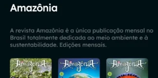 Leitura gratuita da Revista Amazônia para clientes TIM