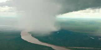 Rios voadores da Amazônia ajudam a chover no Brasil