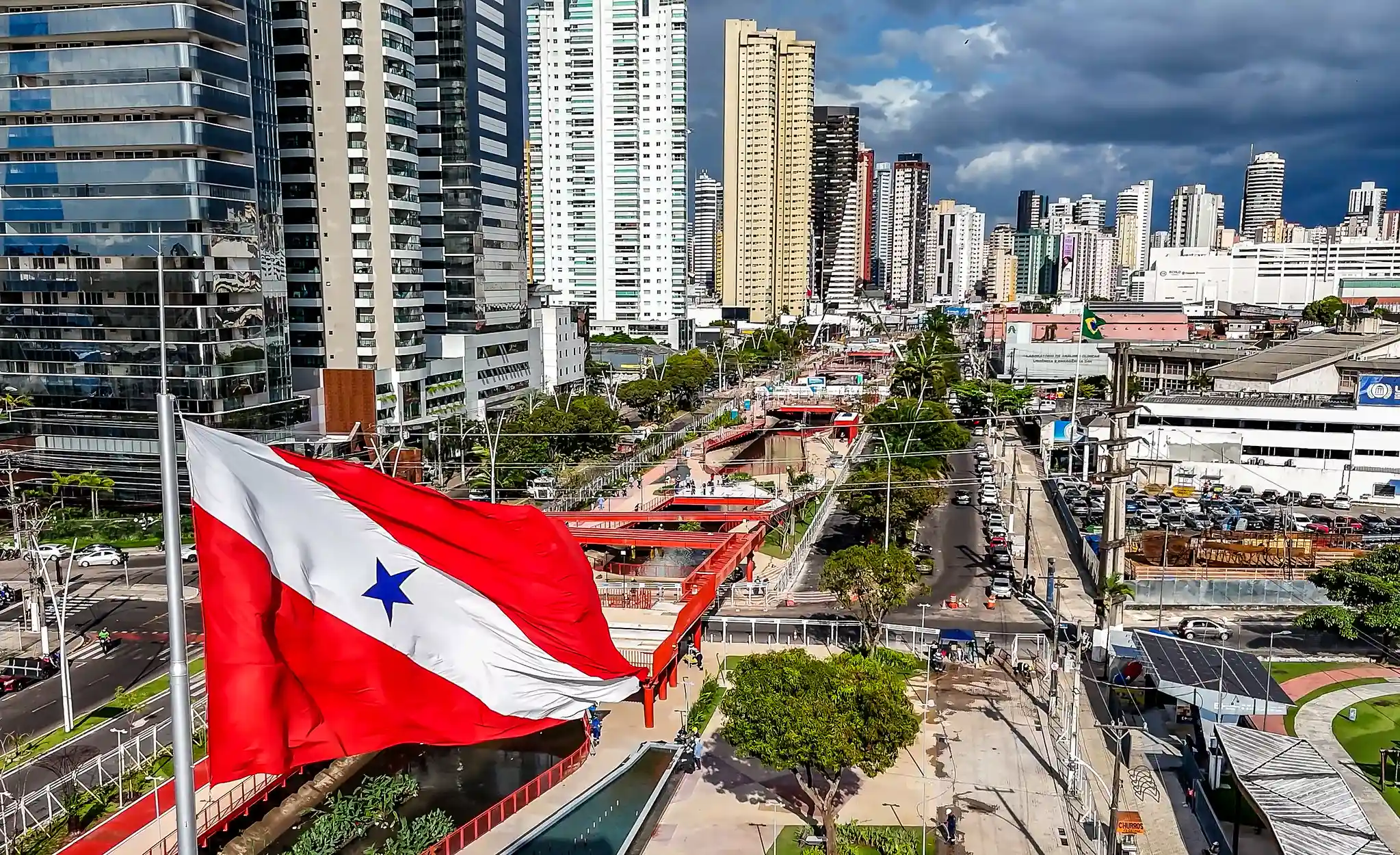 Obras para COP30 Brasil Amazônia, na Cidade de Belém, no Pará. Foto: Rafa Neddermeyer/COP30 Brasil Amazônia/PR