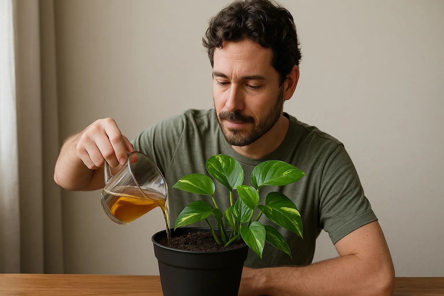 Coloque chá de casca de banana na terra da jiboia e veja como ela reage 1 Coloque chá de casca de banana na terra da jiboia e veja como ela reage