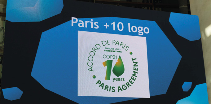 Conferência sobre Mudanças Climáticas de Bonn - Junho de 2025 4 Durante evento especial realizado para celebrar os 10 anos da assinatura do Acordo de Paris e para redobrar os esforços nos próximos 10 anos