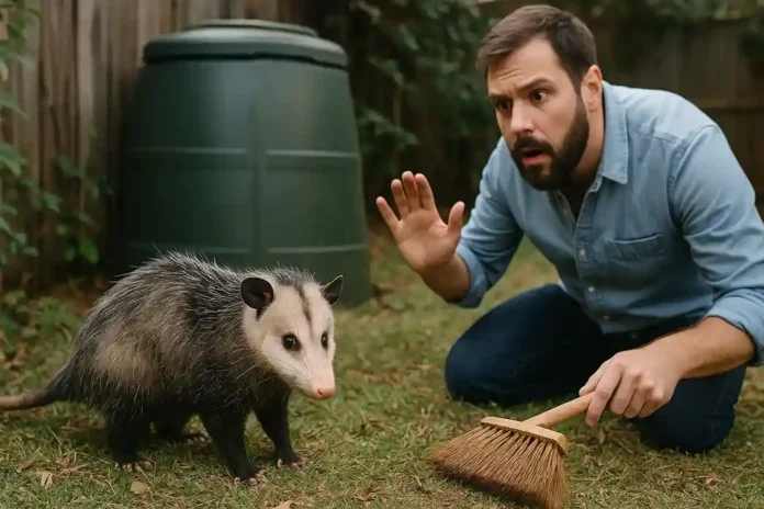Gambá apareceu no quintal Veja por que afastá-lo com barulho pode ser um erro grave