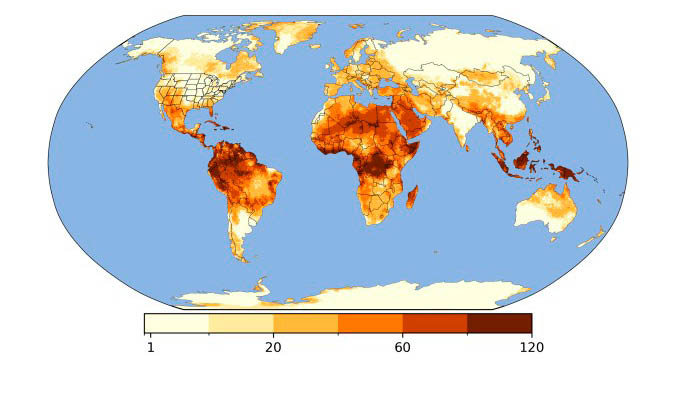 O planeta, vai ficar ainda mais quente 1 Mapa de Risco Climático 2025
