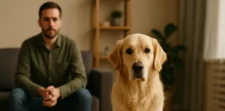 O que significa quando o cachorro fica parado te encarando