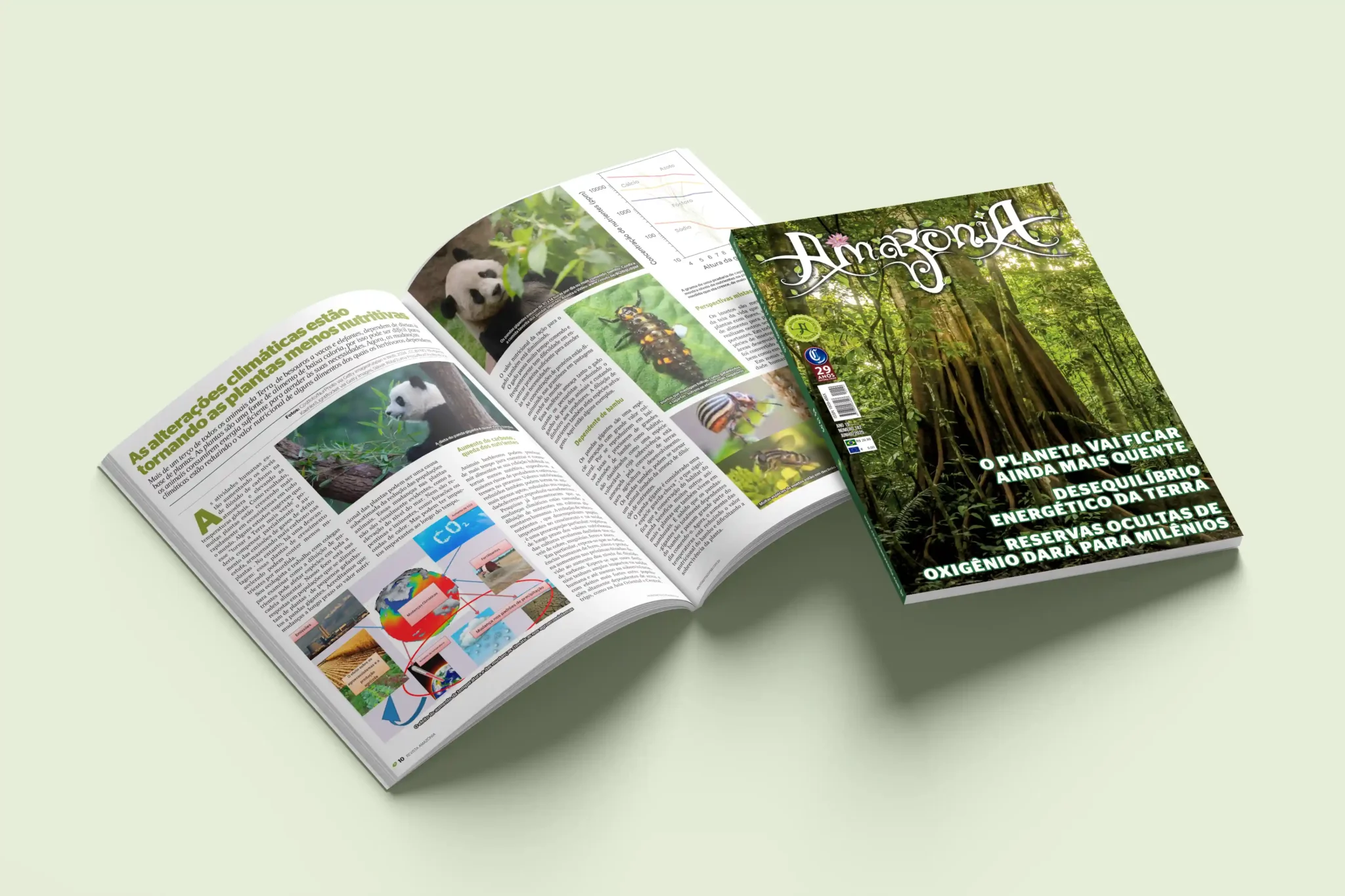 Amazônia, edição de junho/25 analisa os limites do planeta e o futuro da vida sob o calor extremo 6 Revista Amazônia 142 Junho 2025