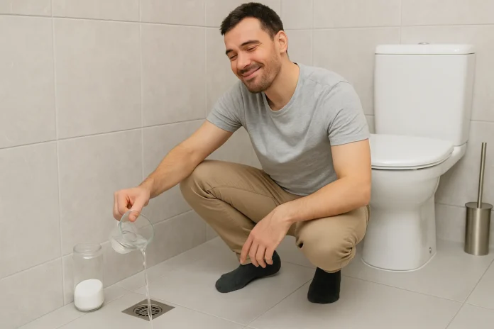 Tire cheiro de esgoto do banheiro com esse truque simples