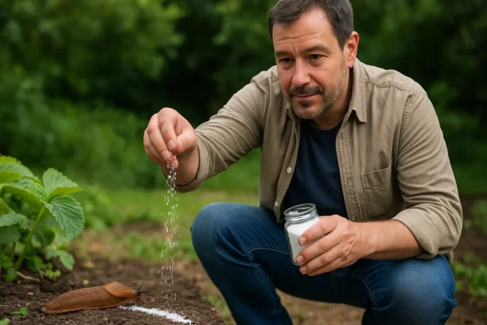 Truque caseiro com sal grosso afasta lesmas do jardim sem usar veneno