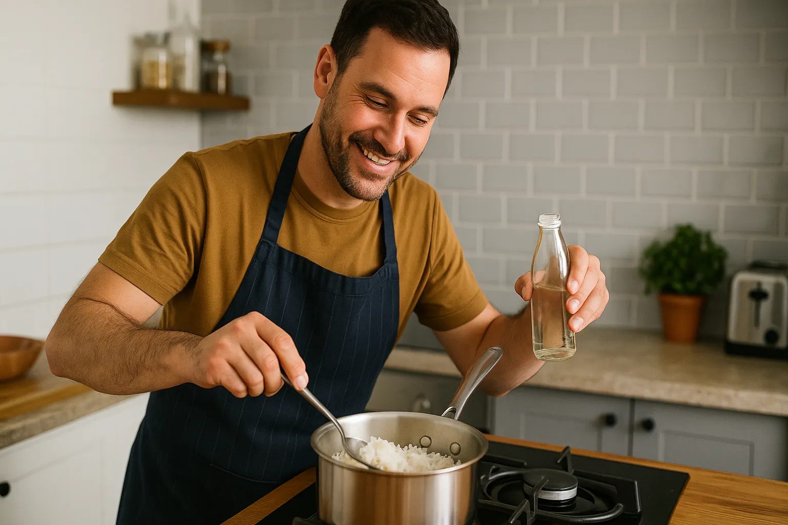 Truque com vinagre deixa o arroz mais soltinho, brilhoso e saboroso 1 Truque com vinagre deixa o arroz mais soltinho, brilhoso e saboroso