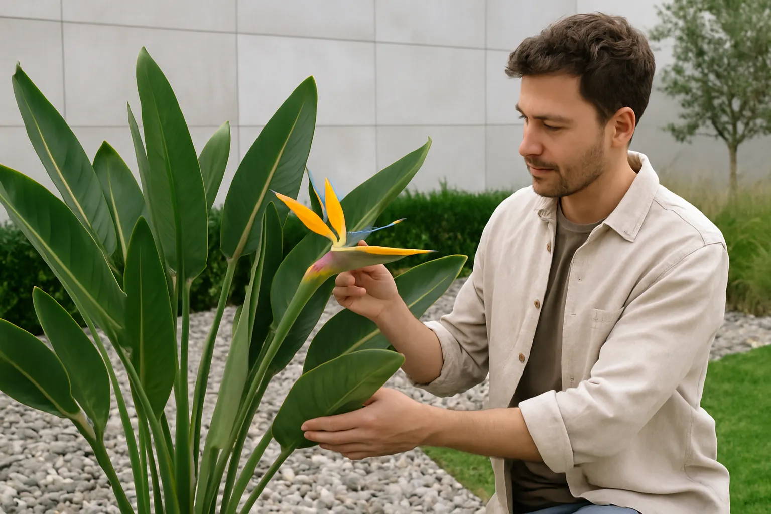 3 motivos para cultivar a ave-do-paraíso como planta escultural