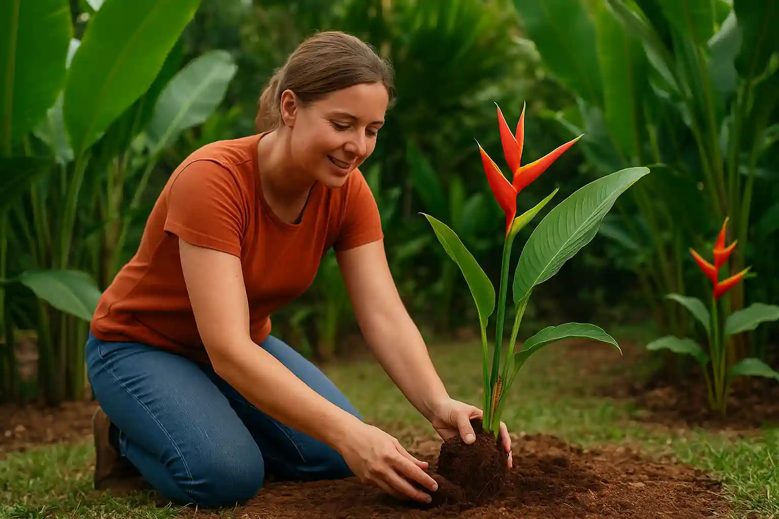 Como plantar helicônia e ter um jardim tropical vibrante