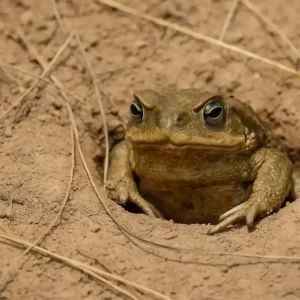 Esse sapo escava seu próprio abrigo quando pressente seca o segredo da sobrevivência sob a terra
