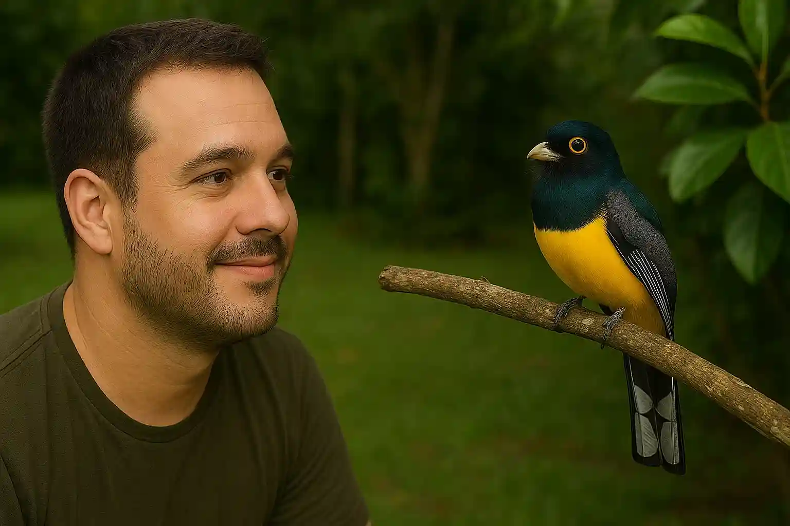 Surucua-de-barriga-amarela-ave-rara-que-esta-reaparecendo-nos-quintais-urbanos-2 Surucuá-de-barriga-amarela: ave rara que está reaparecendo nos quintais urbanos