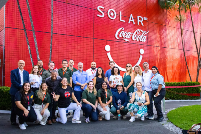 Solar Coca-Cola apresenta projetos de energia renovável e neutralidade de resíduos plásticos à comitiva internacional da Concordia Amazônia 3 Solar