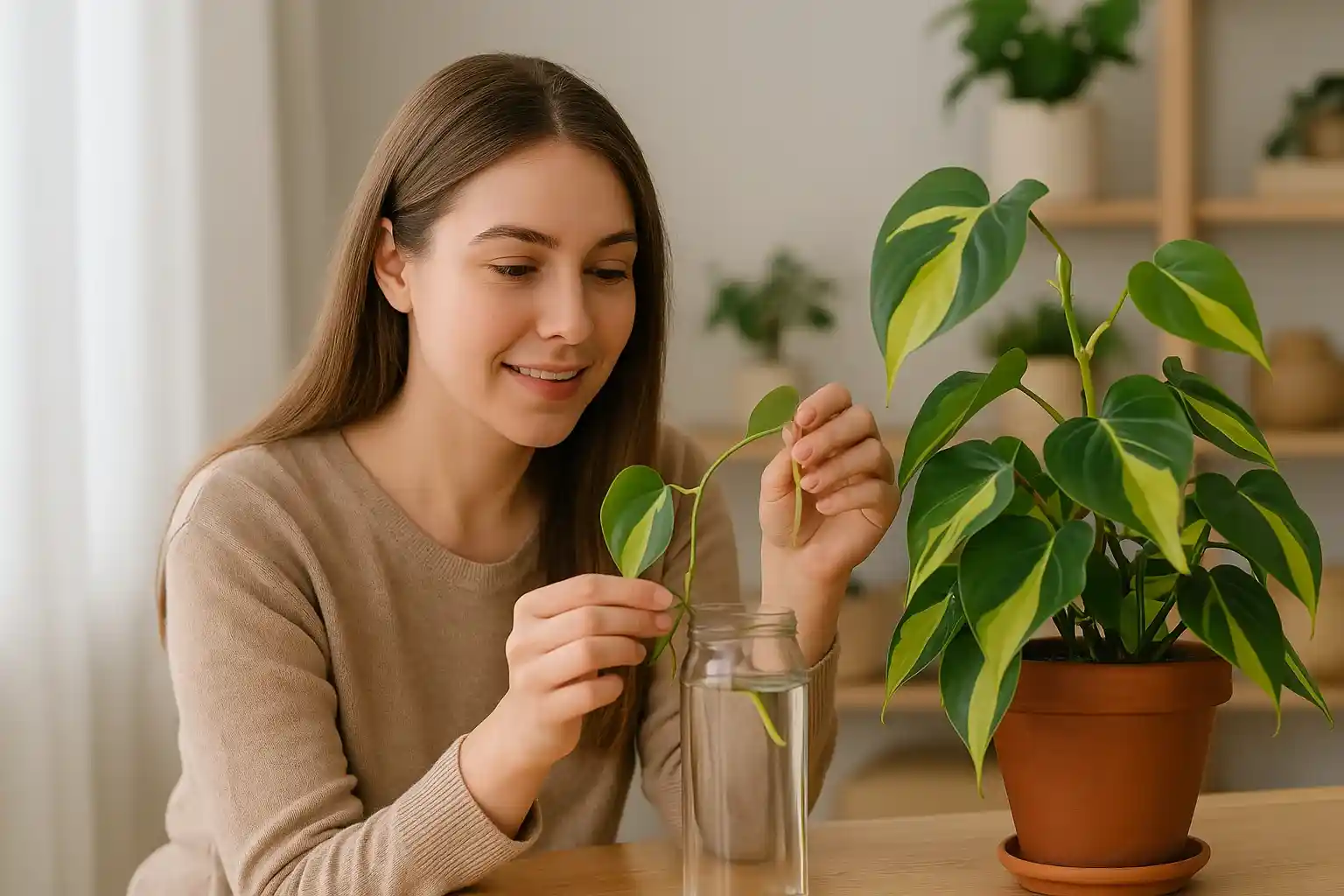 Filodendro-brasil: 5 técnicas de estaquia vigorosas Filodendro-brasil 5 técnicas de estaquia vigorosas