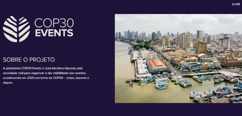 Screenshot-2025-08-01-174901 COP30 Events: a plataforma para divulgar todos os eventos da COP 30