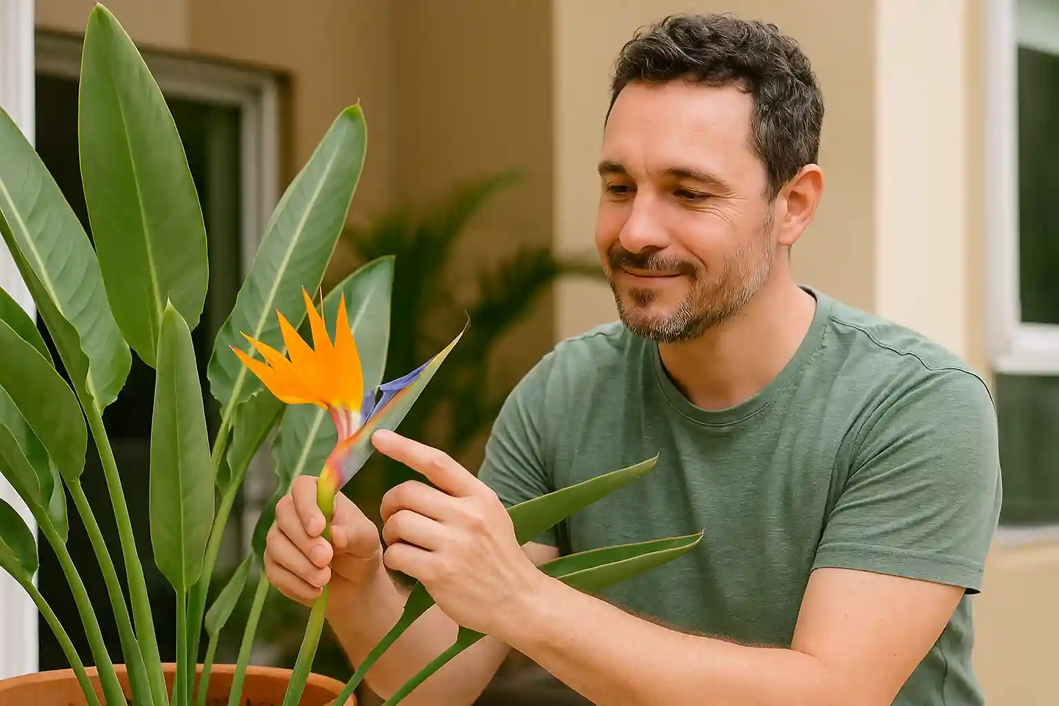 Ave-do-paraíso Como estimular flores únicas em 3 semanas