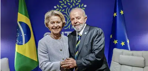 Presidente Lula e Ursula von der Leyen, presidente da comissão europeia - Foto: Ricardo Stuckert