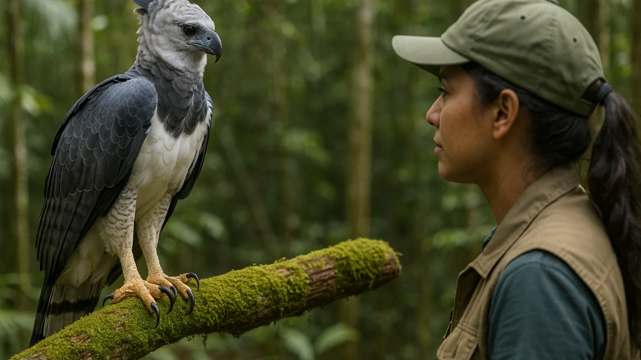 Harpia em ação: 7 fatos chocantes sobre a maior ave de rapina do Brasil Harpia em ação 7 fatos chocantes sobre a maior ave de rapina do Brasil