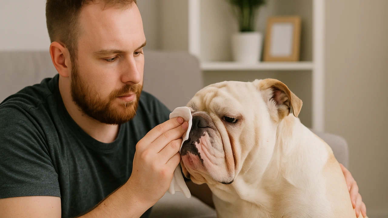 Seu Bulldog Inglês pode ter problemas de pele se você não seguir esses 5 cuidados diários
