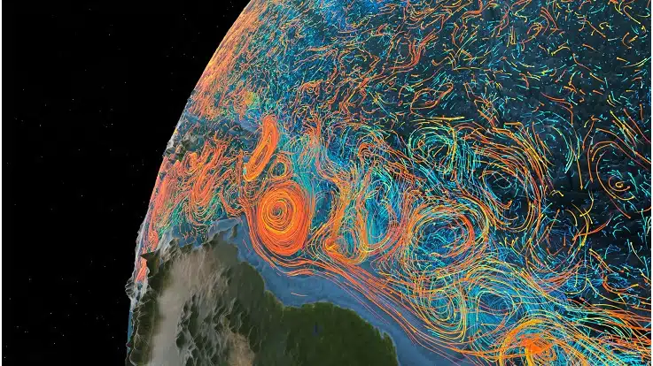 O motor oceânico que está parando, como o enfraquecimento da circulação do atlântico pode mudar o clima da Amazônia Equipe reuniu cientistas da Alemanha, da Suíça e do Brasil: efeitos mais graves podem ocorrer no norte da Amazônia, com redução drástica do regime de chuvas (imagem: CEN/Universität Hamburg)