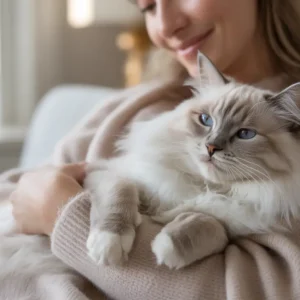 O hábito simples que pode aumentar em anos a expectativa de vida do seu gato Gato saudável em ambiente aconchegante