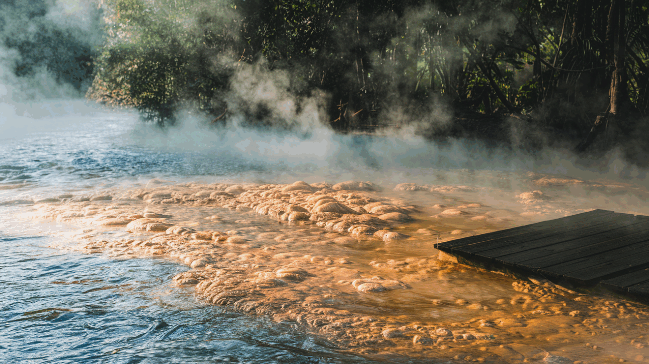 Na Amazônia, rio que chega a quase 100° C desafia a ciência