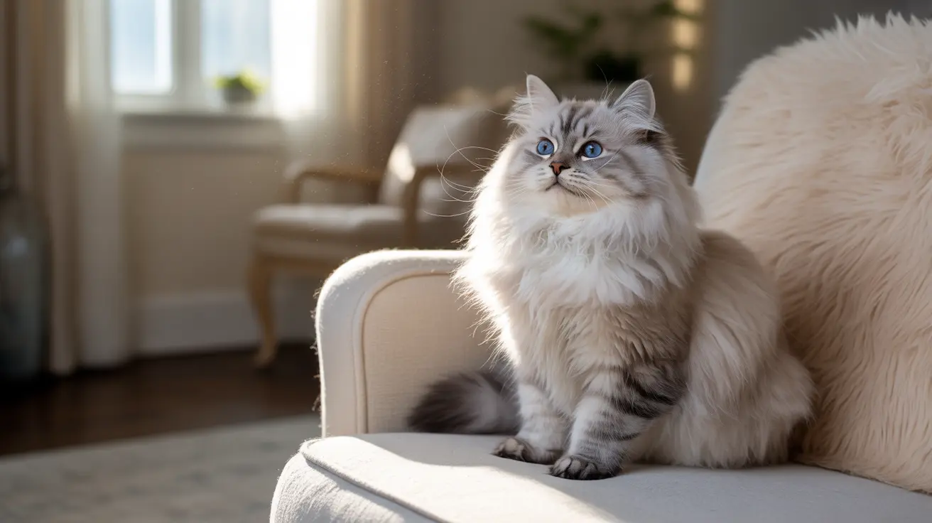 siberian-cat-blue-eyes-elegant-armchair-83745 5 Comportamentos estranhos dos gatos explicados pela ciência