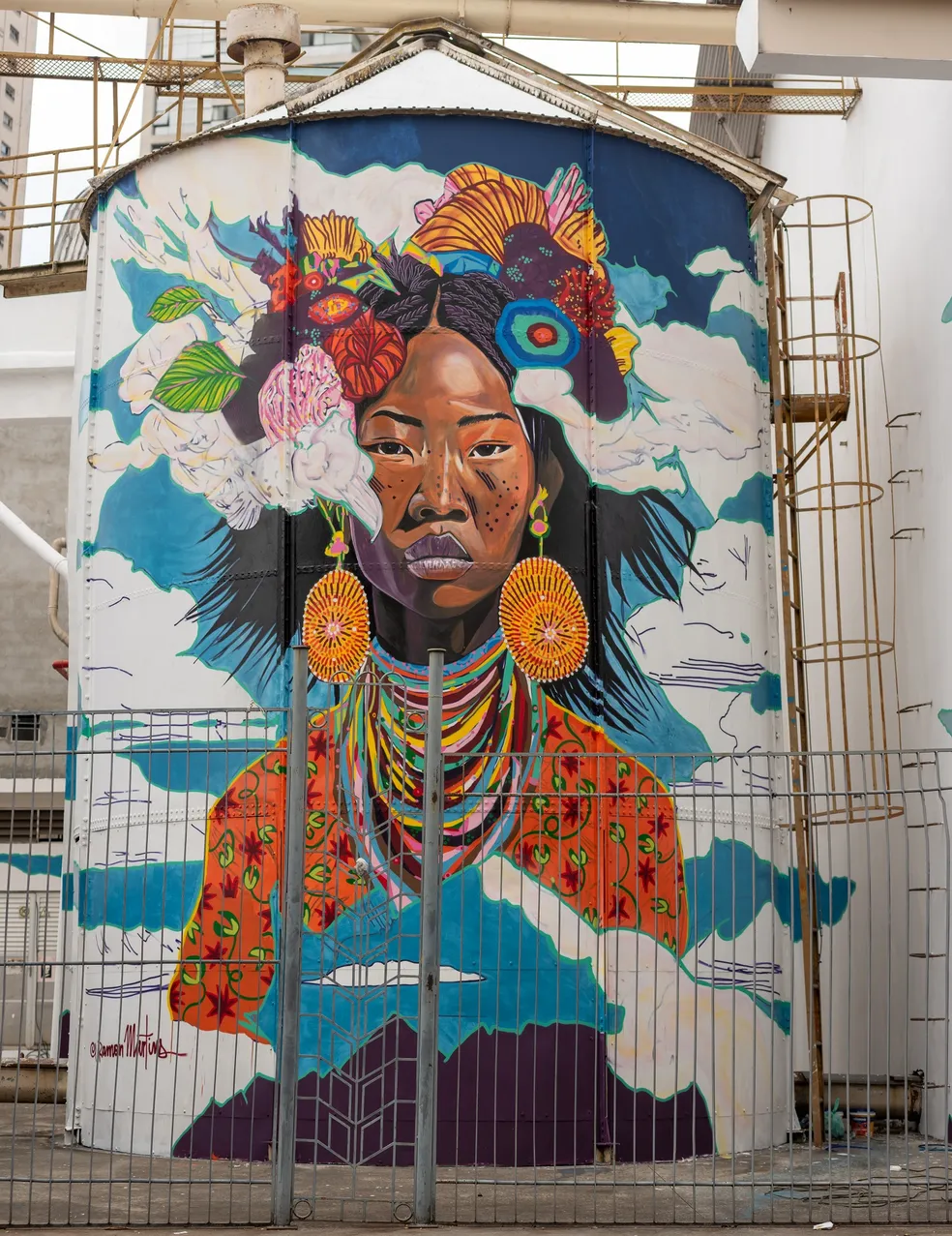 Belém transforma seus muros em galeria de arte às vésperas da COP30 Foto: Divulgação/MAUB