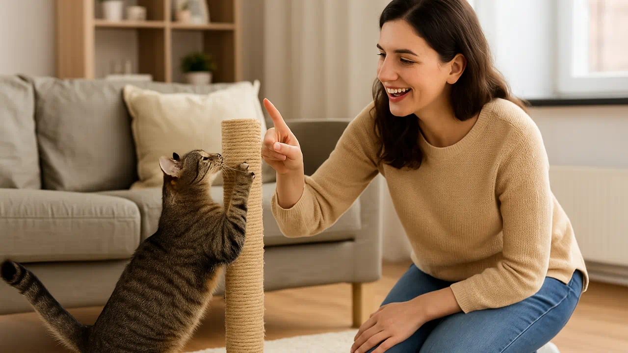 Você vai ensinar o gato a usar o arranhador sem esforço com essas 5 dicas práticas