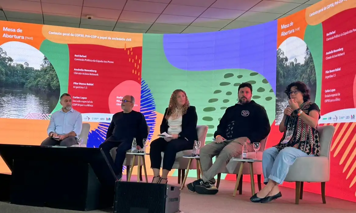 Sociedade civil apresenta seis eixos para sucesso da COP30 em Belém Claudio Angelo/Observatório do Clima