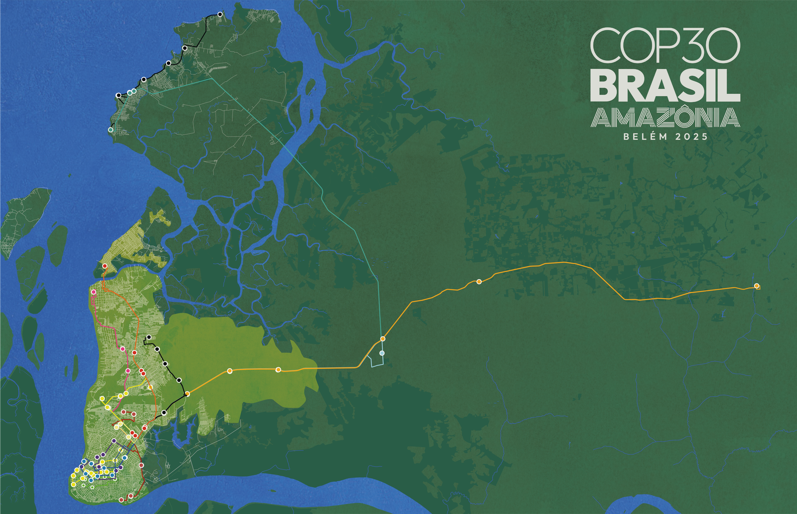 COP30 em Belém: sistema de transporte exclusivo garante mobilidade e sustentabilidade Divulgação - Agência Pará