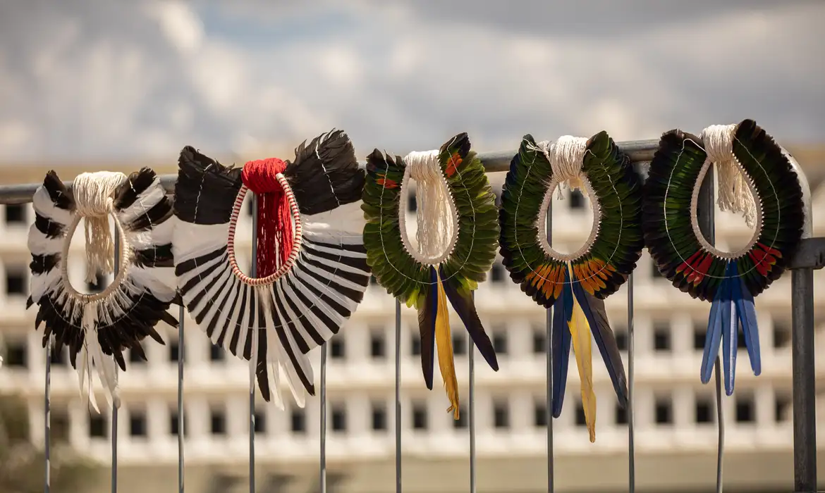 Indígenas elevam a voz em Brasília e exigem a derrubada imediata do Marco Temporal 2 Joédson Alves/Agência Brasil