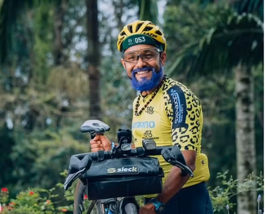 De São Paulo a Belém: 3 mil km sobre duas rodas em nome do clima Ciclista Joab Marques — Foto: Divulgação