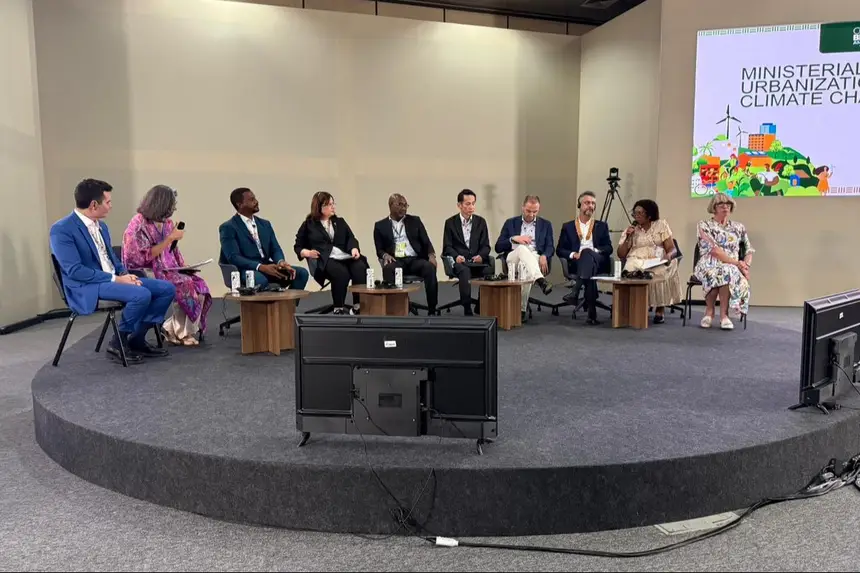 Governador Clécio Luís propõe sistema integrado de dados climáticos em plenária da ONU Foto: Maurício Gasparini/GEA