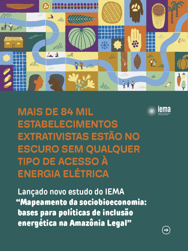 Mais de 84 mil estabelecimentos extrativistas na Amazônia Legal seguem sem energia elétrica, revela estudo do Instituto de Energia e Meio Ambiente