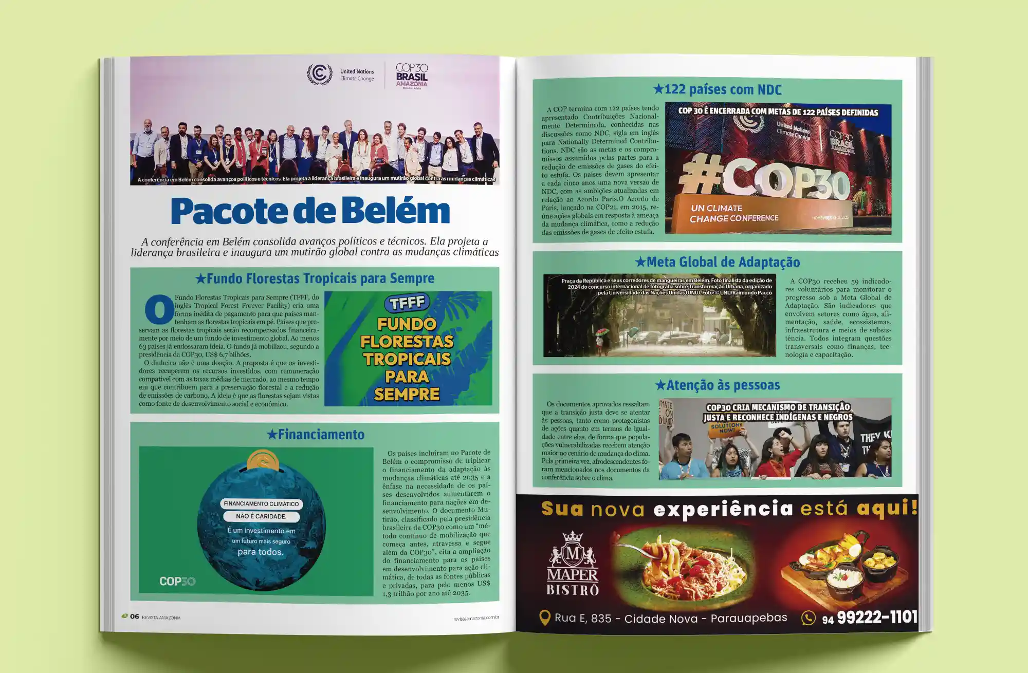 01 Revista Amazônia encerra o ano com edição histórica dedicada à COP30 e aos caminhos concretos para a ação climática