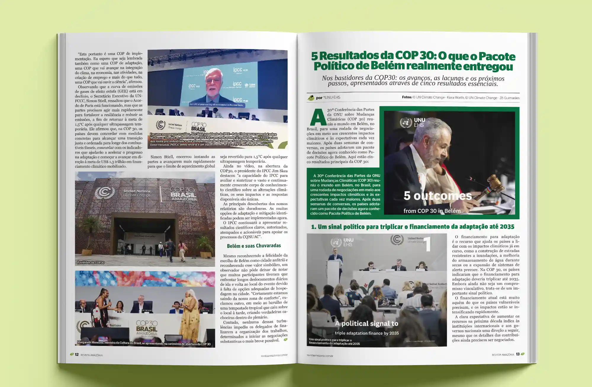 02 Revista Amazônia encerra o ano com edição histórica dedicada à COP30 e aos caminhos concretos para a ação climática