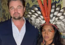 Juma Xipaia e DiCaprio levam resistência indígena ao Oscar 2026 Foto: Gávea News