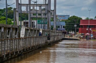 Rio Acre transborda e expõe limites da adaptação climática no estado 1 Foto: Diego Gurgel/Secom