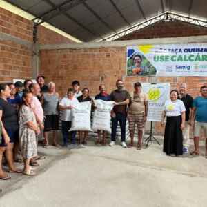 Calcário substitui fogo no campo e fortalece agricultura sustentável no Amazonas