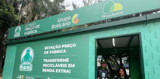 Estações de reciclagem em Belém batem recordes de coleta na COP30 Foto: Green Mining