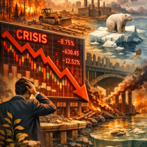 Natureza ameaçada coloca economia global em risco trilionário Imagem - IA