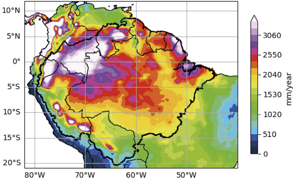 Distribuição espacial da cobertura florestal e não florestal na Amazônia Legal Brasileira (ALB) em 1985 (esquerda) e 2020 (direita), com base nas classificações da Coleção MapBiomas 6.0