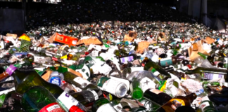 Brasil estabelece meta de 40% para reciclagem de vidro até 2032 Foto: Wikiseelie Y