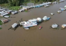 Enchentes se antecipam e colocam Amazonas em alerta máximo Foto: Agência Amazonas