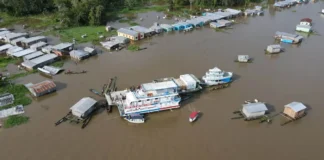 Enchentes se antecipam e colocam Amazonas em alerta máximo Foto: Agência Amazonas