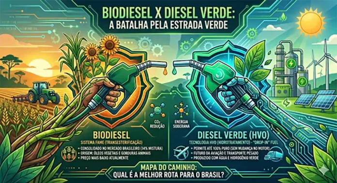Além do Petróleo: A batalha invisível entre o Biodiesel e o Diesel Verde