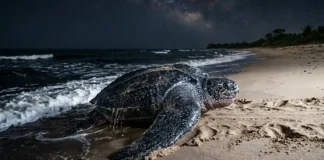 Tartaruga gigante volta a dominar as praias do Amapá A tartaruga gigante que voltou às praias do Amapá